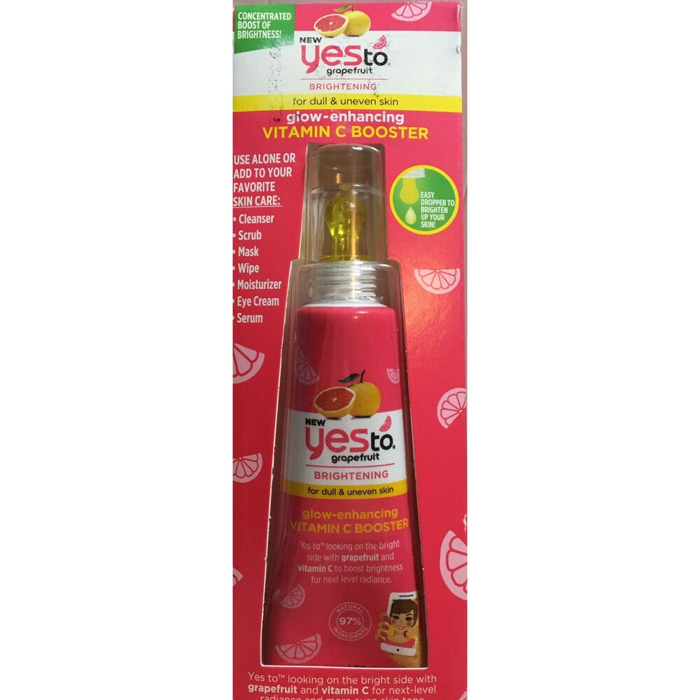 Yes To Grapefruit Brightening/Glow-Enhancing Vitamin C Booster 1 Oz.